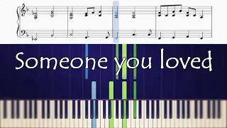 How to play the piano part of Someone You Loved by Lewis Capaldi