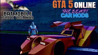 CAR MODS ON THE  BATMOBILE - GTA 5 ONLINE (PS5)