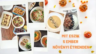 Mit eszik 5 ember növényi étrenden #1