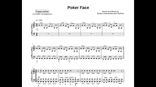 Poker Face, Lady Gaga  Akkordeoncover, Popaccordion best covers of popsongs
