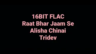 Raat Bhar Jaam Se by Alisha Chinai (Tridev Hindi Movie Song) UHQ 16BIT FLAC AUDIO