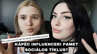 Kāpēc influenceri pamet sociālos tīklus? (Kāpēc Apse pameta Tik Toku)