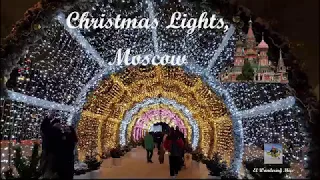 Magical Christmas lights in Moscow 2019 [4K]