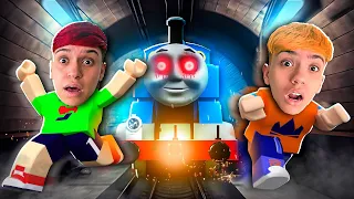 ENCONTRAMOS O TREM THOMAS MONSTRO NO ROBLOX!!