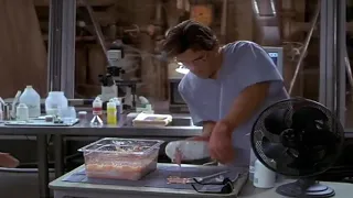Hollow Man (2000) Scene: Fixing a mask for Sebastian