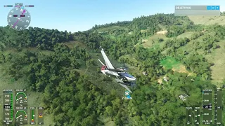 Microsoft Flight Simulator - Voo sobre o local do acidente de Marilia Mendonça