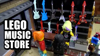 LEGO Music Store & Laser Tag Arena with Amazing Full Interior by JANGBRiCKS