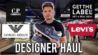 HUGE MEN'S DESIGNER CLOTHING HAUL & TRY-ON | C.P Company, Diesel, Levis + More (Get The Label)