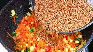 quick buckwheat with vegetables recipe LudaEasyCook Лучший Кулинарный Канал