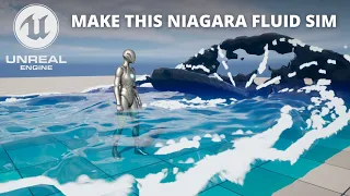 How to Create this Niagara Fluid Simulation in Unreal Engine 5