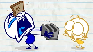 Pencilmate's Toast Trip UP! | Animated Cartoons Characters | Animated Short Films