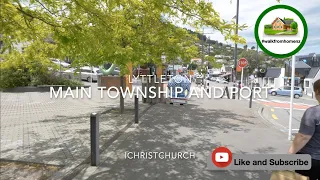 4K New Zealand - Lyttelton Township and Port