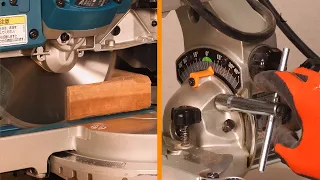 How to adjust a Miter saw angle. [Auto translation]