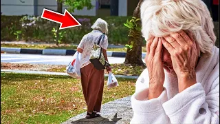 Cameras Followed This Old Woman Living Alone At Home, And The Footage Is Heartbreaking