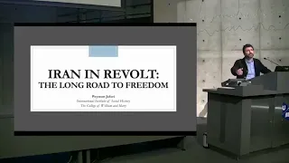 Lecture | Iran in Revolt: the Long Road to Freedom | Peyman Jafari, PhD