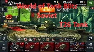 World of Tank Blitz: Night Hunt, Soviet T26 Tank