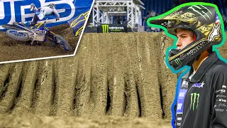 Ruttiest Supercross Track Of The Year!! Haiden Deegan Races Indy SX