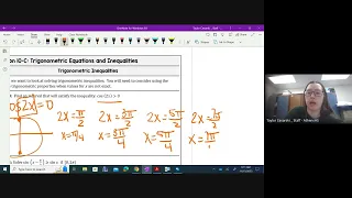 3.10 Part 2 AP Precalculus Trigonometric Equations and Inequalities