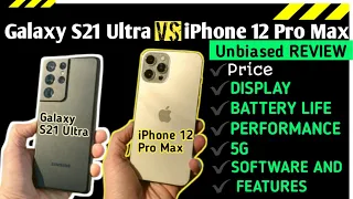 Samsung Galaxy S21 Ultra vs iPhone 12 Pro Max -Full Review -Specification Comparsion