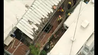 Watch Live: Rescue efforts underway for woman trapped inside sinkhole in Southern California