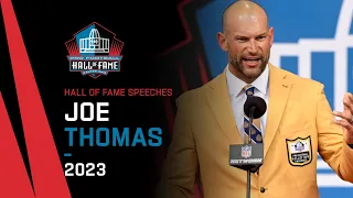 Joe Thomas' Full Hall of Fame Speech | 2023 Pro Football Hall of Fame | NFL