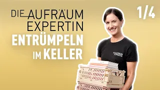 Wie entrümple ich meinen Keller? - Die Aufräumexpertin | Folge 1/4 | (S01/E01)