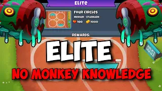 BTD6 Bloonarius Elite Tutorial || No Monkey Knowledge || on: Four Circles