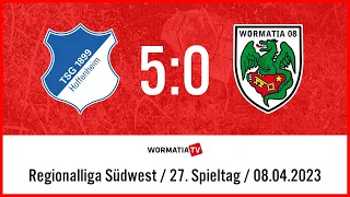 TSG Hoffenheim II - Wormatia Worms 5:0 (08.04.2023)