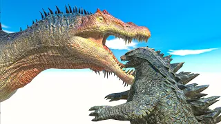 Dinosaur Heads & Godzilla Breath - Animal Revolt Battle Simulator
