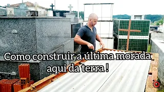 como construir um túmulo no  cemitério passo a passo