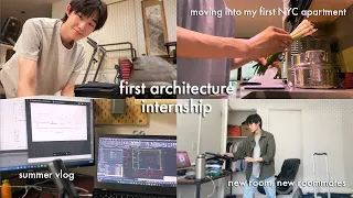 how i prepared for my first architecture internship [summer architecture internship vlog no.1]