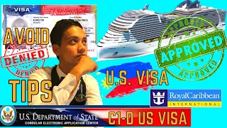 Tips paano ma-approve sa US C1D VISA 2023 | Seaman/Seafarer/OFW/tips Paano pumasa sa Interview
