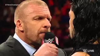 WWE RAW[Roman Reigns demands a rematch with Sheamus] November 23-2015