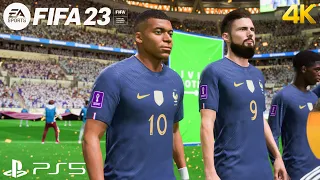 FIFA 23 - Argentina vs France Ft. Messi, Mbappe, - FIFA World Cup Final - PS5™ Gameplay [4K60]