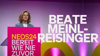 Rede der Spitzenkandidatin Beate Meinl-Reisinger