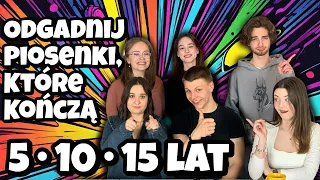 Mamy prawie 150k subskrypcji. Nieźle. Odgadnij piosenki, które kończą 5 - 10 i 15 lat! | Dzikie Ucho