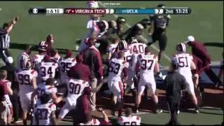 Logan Thomas beast mode run vs UCLA