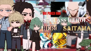S-Class Hero's React To Saitama || One Punch Man || Tiktok || Gacha React