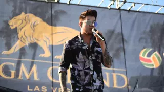 Adam Lambert @ Long Beach WSOBV 2015 The Original High