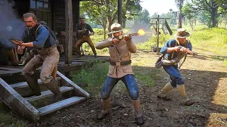 US Army vs Cuban Military | Red Dead Redemption 2 NPC Wars 99