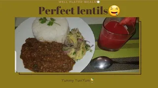 KAMANDE/LENTILS RECIPE