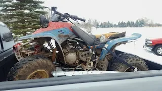 Buying a $400 WRECKED Warrior 350...Will It Run??!!