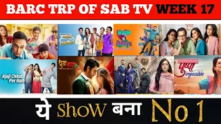 Sab TV All Shows Trp of This Week | Barc Trp Of Sab TV | Trp Report Of Week 17 (2024)