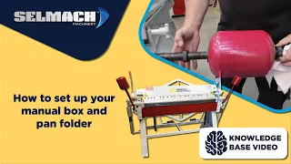 How to set up your manual box and pan folder [Selmach Machinery]