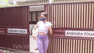 Beauty Girl Ananya Pandey Spotted Outside YOGA CLASSES