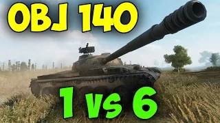 Object 140 || 1vs6 - 9k Damage - 11 Kills || World of Tanks