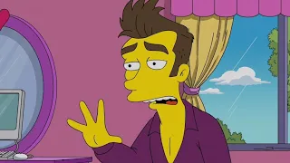 Benedict Cumberbatch as Quilloughby is a mood (The Simpsons)