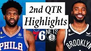 Brooklyn Nets vs. Philadelphia 76ers Full Highlights 2nd QTR | Apr 20 | 2022-2023 NBA Playoffs
