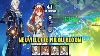 (F2P) C0 NEUVILLETTE NILOU Bloom | 4.1 Spiral Abyss Floor 12 (4.0 Rotation) | Genshin Impact