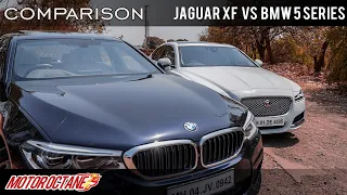 Jaguar XF vs BMW 5 Series Comparison | Hindi | MotorOctane